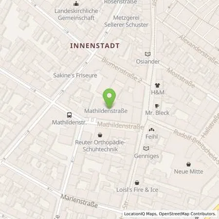 Standortübersicht der Tankstelle APCOA PARKING Deutschland GmbH in 90763 Fürth