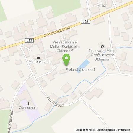 Standortübersicht der Tankstelle Knappmeier Elektrotechnik GmbH in 49324 Melle