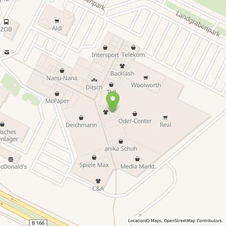 Standortübersicht der Tankstelle EnBW mobility+ AG und Co.KG in 16303 Schwedt /Oder