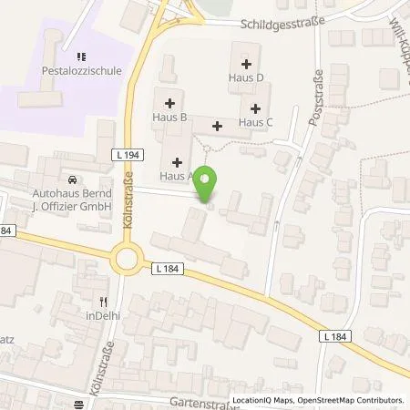 Standortübersicht der Tankstelle Senioren-Wohnheim Brühl gGmbH in 50321 Brühl