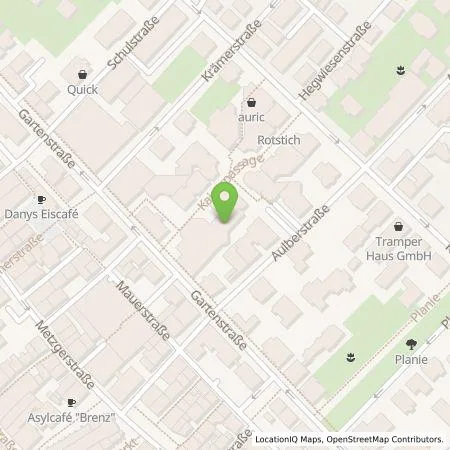 Standortübersicht der Tankstelle Vereinigte Volksbanken eG in 72764 Reutlingen