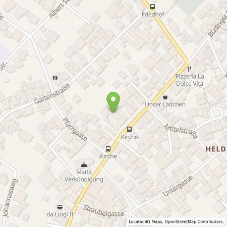 Standortübersicht der Tankstelle Hotel Alte Bäckerei in 61130 Nidderau