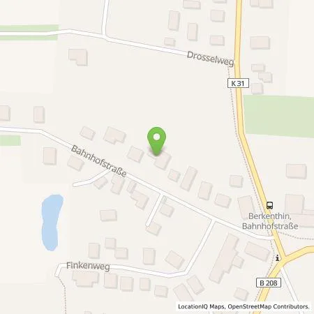 Standortübersicht der Tankstelle KFZ-Meisterbetrieb Heinz Eckmann in 23919 Berkenthin