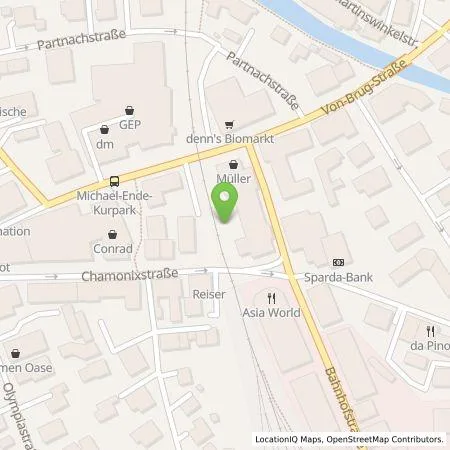 Standortübersicht der Tankstelle KLING Charging Solutions GmbH in 82467 Garmisch-Partenkirchen