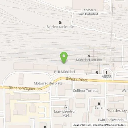 Standortübersicht der Tankstelle Mer Germany GmbH in 84453 Mühldorf am Inn