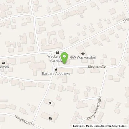 Standortübersicht der Tankstelle Mer Germany GmbH in 92442 Wackersdorf