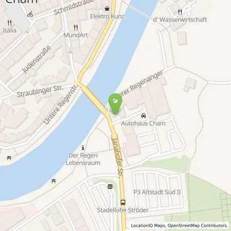 Standortübersicht der Tankstelle Mer Germany GmbH in 93413 Cham