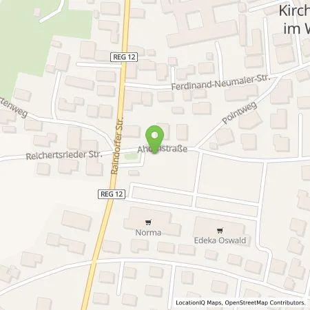 Standortübersicht der Tankstelle Mer Germany GmbH in 94259 Kirchberg veefil