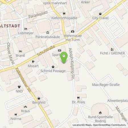 Standortübersicht der Tankstelle Mer Germany GmbH in 93426 Roding