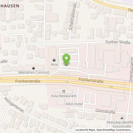 Standortübersicht der Tankstelle Mer Germany GmbH in 93059 Regensburg