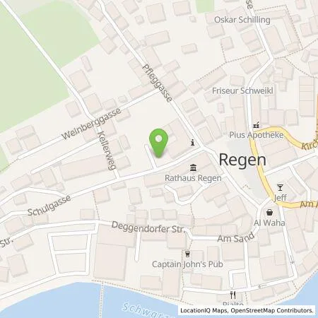 Standortübersicht der Tankstelle Mer Germany GmbH in 94209 Regen