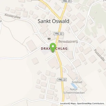 Standortübersicht der Tankstelle Mer Germany GmbH in 94566 St Oswald Riedlhütte