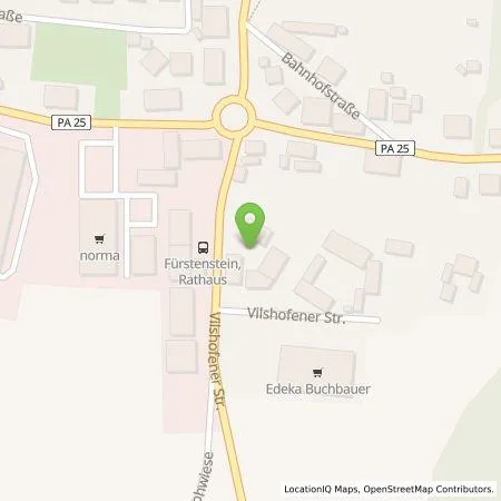 Standortübersicht der Tankstelle Mer Germany GmbH in 94538 Fürstenstein