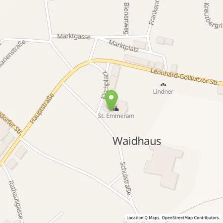 Standortübersicht der Tankstelle Mer Germany GmbH in 92726 Waidhaus