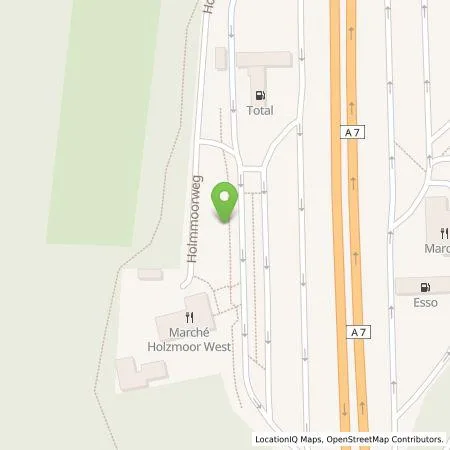 Standortübersicht der Tankstelle Mer Germany GmbH in 25451 Quickborn