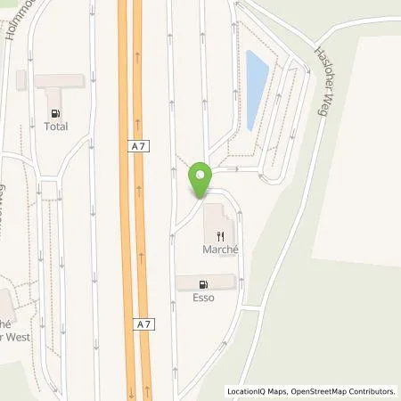 Standortübersicht der Tankstelle Mer Germany GmbH in 25451 Quickborn