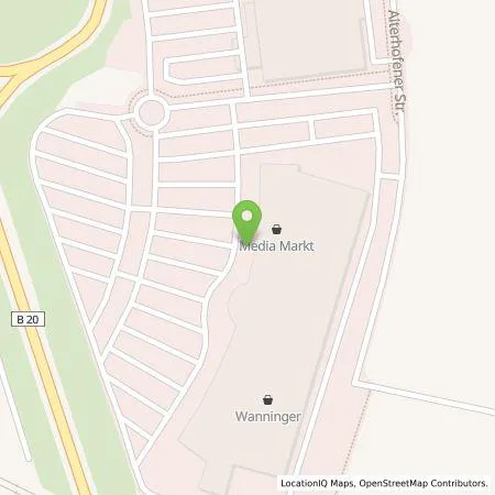 Standortübersicht der Tankstelle Mer Germany GmbH in 94315 Straubing