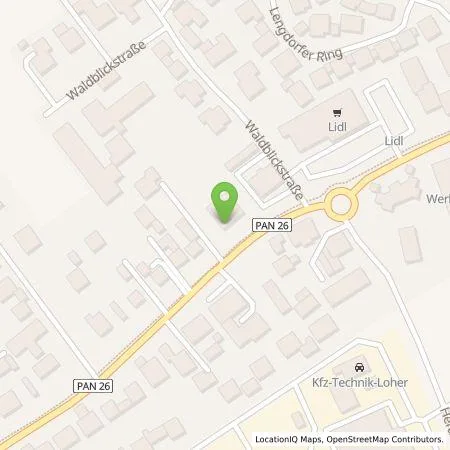 Standortübersicht der Tankstelle Mer Germany GmbH in 84359 Simbach am Inn