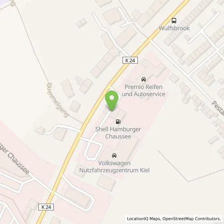 Standortübersicht der Tankstelle Mer Germany GmbH in 24113 Kiel