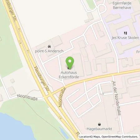 Standortübersicht der Tankstelle Mer Germany GmbH in 24340 Eckernförde