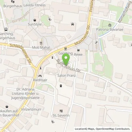 Standortübersicht der Tankstelle Mer Germany GmbH in 85748 Garching bei München