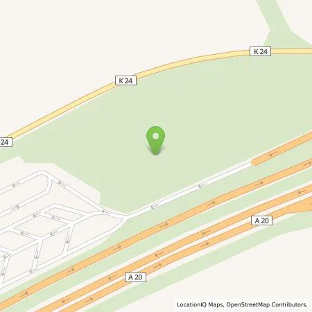 Standortübersicht der Tankstelle Mer Germany GmbH in 18195 Grammow