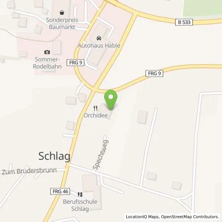 Standortübersicht der Tankstelle Mer Germany GmbH in 94481 Grafenau