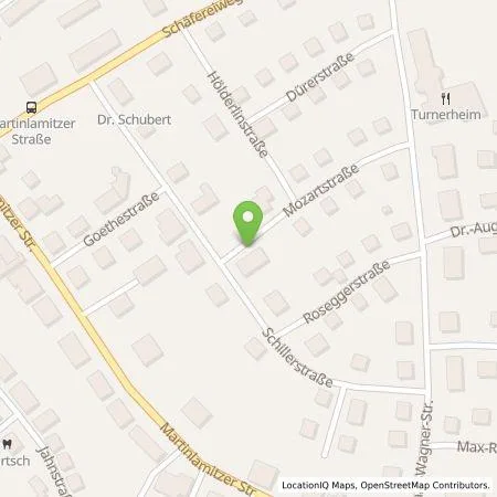 Standortübersicht der Tankstelle Mer Germany GmbH in 95126 Schwarzenbach