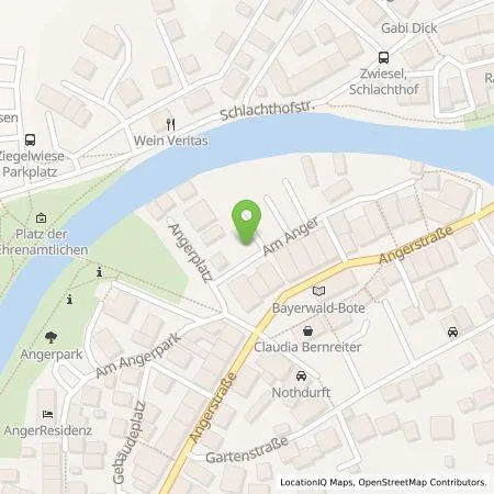 Standortübersicht der Tankstelle Mer Germany GmbH in 94227 Zwiesel