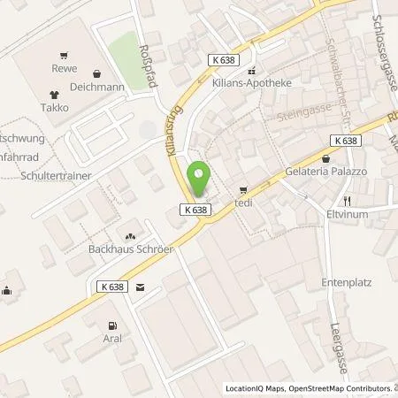 Standortübersicht der Tankstelle Mer Germany GmbH in 65343 Eltville