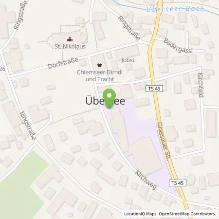 Standortübersicht der Tankstelle Mer Germany GmbH in 83236 Übersee