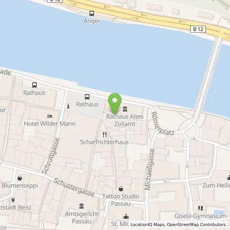 Standortübersicht der Tankstelle Mer Germany GmbH in 94032 Passau