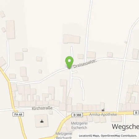 Standortübersicht der Tankstelle Mer Germany GmbH in 94110 Wegscheid