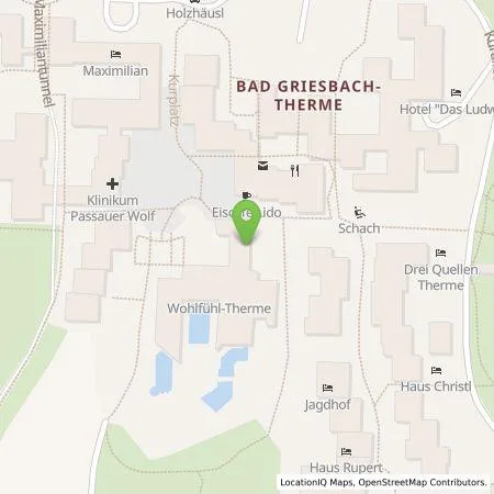 Standortübersicht der Tankstelle Mer Germany GmbH in 94086 Bad Griesbach