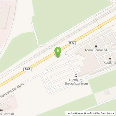 Standortübersicht der Tankstelle Mer Germany GmbH in 04838 Eilenburg