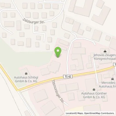 Standortübersicht der Tankstelle Mer Germany GmbH in 83301 Traunreut