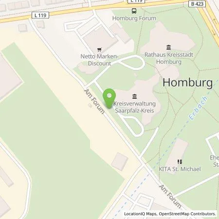 Standortübersicht der Tankstelle Sonnenstrom Saarpfalz OHG in 66424 Homburg