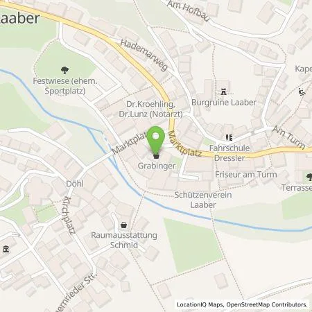 Standortübersicht der Tankstelle Mer Germany GmbH in 93164 Laaber