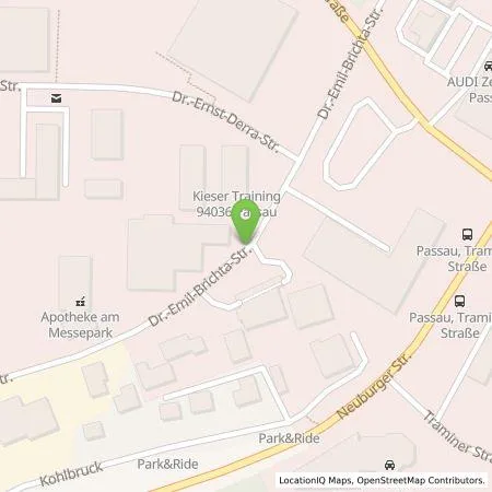 Standortübersicht der Tankstelle Mer Germany GmbH in 94036 Passau