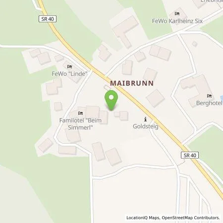 Standortübersicht der Tankstelle Mer Germany GmbH in 94379 Sankt Englmar