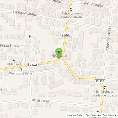 Standortübersicht der Tankstelle Stadtwerke Leinfelden-Echterdingen in 70771 Leinfelden-Echterdingen