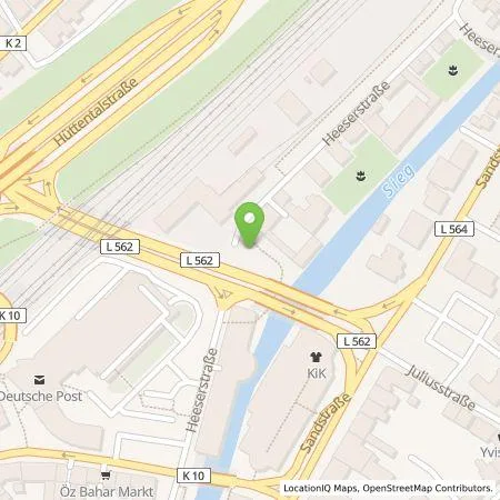 Standortübersicht der Tankstelle schnellDC - Sabine Schmiemann in 57072 Siegen