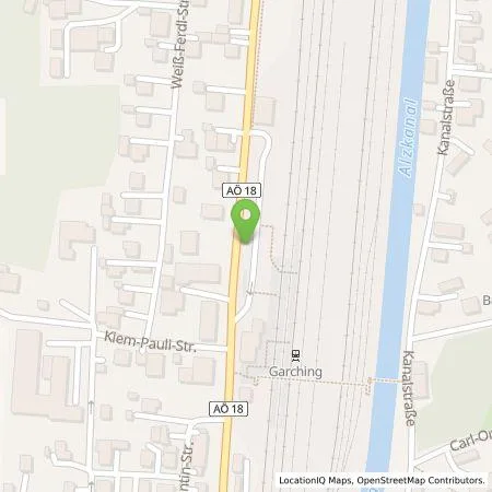 Standortübersicht der Tankstelle EM1 GmbH in 84518 Garching an der Alz