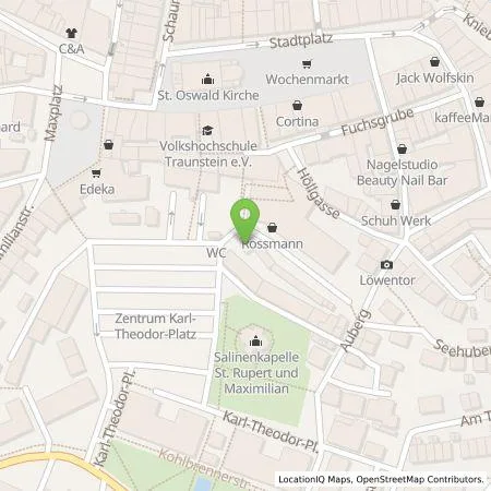 Standortübersicht der Tankstelle EM1 GmbH in 83278 Traunstein