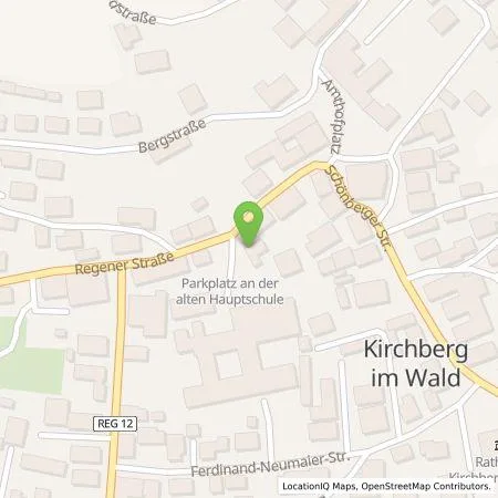 Standortübersicht der Tankstelle VIOCON GmbH in 94259 Kirchberg im Wald