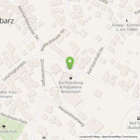 Standortübersicht der Tankstelle TEAG Mobil GmbH in 99891 Bad Tabarz