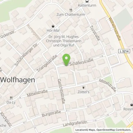 Standortübersicht der Tankstelle SUN Stadtwerke Union Nordhessen GmbH & Co. KG in 34466 Wolfhagen