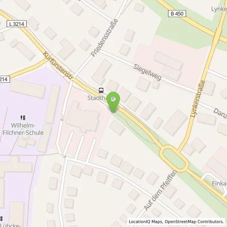 Standortübersicht der Tankstelle SUN Stadtwerke Union Nordhessen GmbH & Co. KG in 34466 Wolfhagen