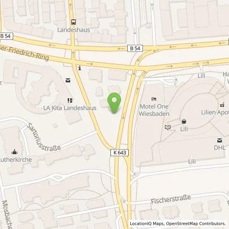 Standortübersicht der Tankstelle ESWE Versorgungs AG in 65185 Wiesbaden