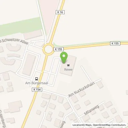 Standortübersicht der Tankstelle EnBW mobility+ AG und Co.KG in 34302 Guxhagen